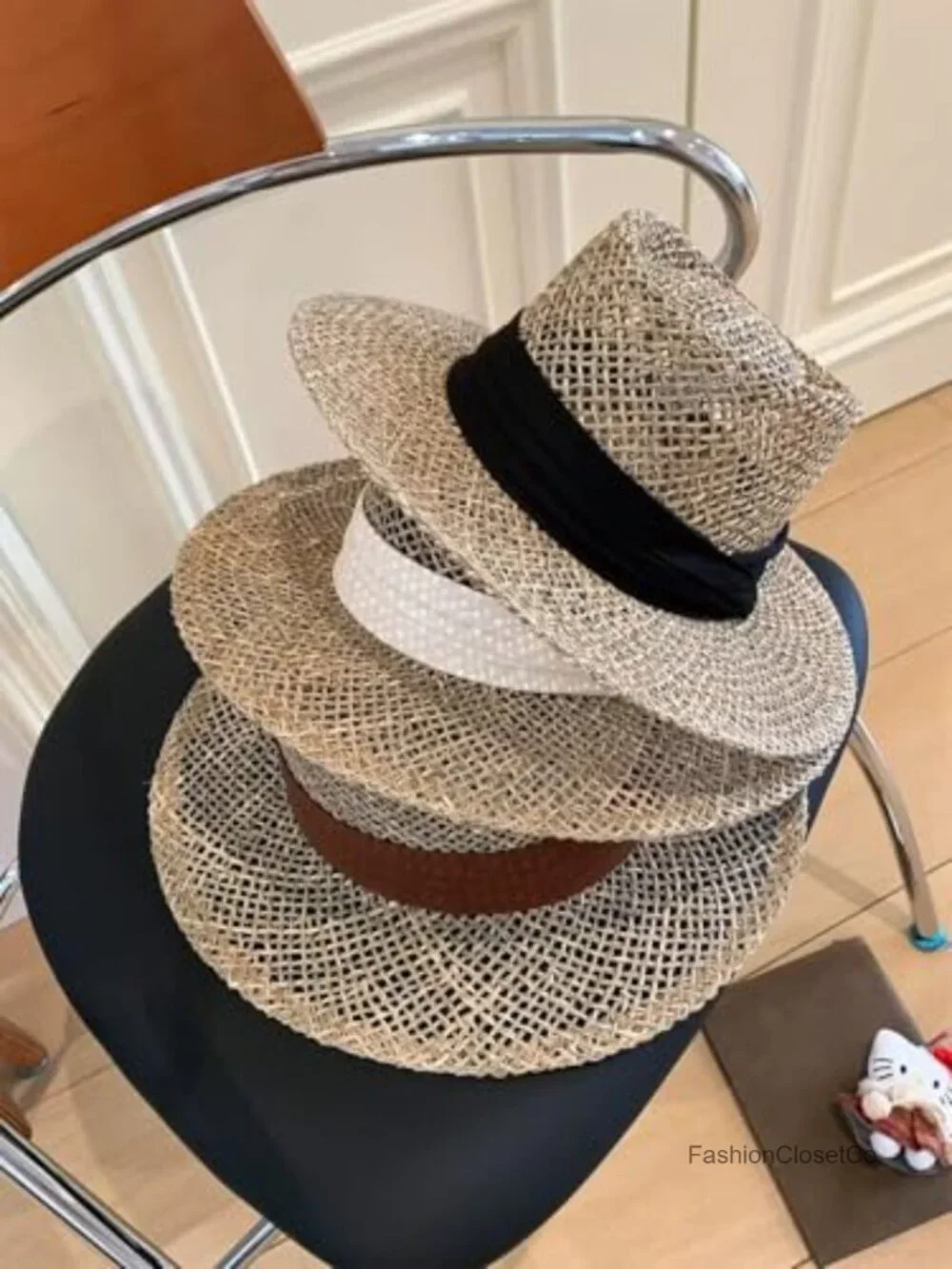 Hollow Out Straw Sun Hat - Breathable & Lightweight for Beach Vacation